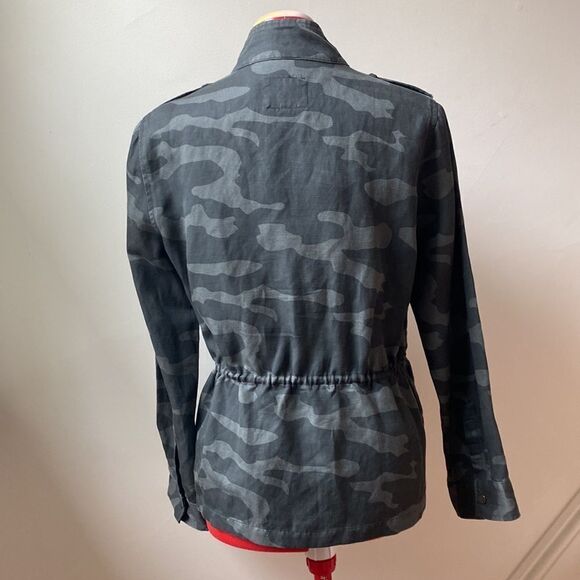 Rails Camouflage Tencel/Linen Blend Jacket - Picture 6 of 16